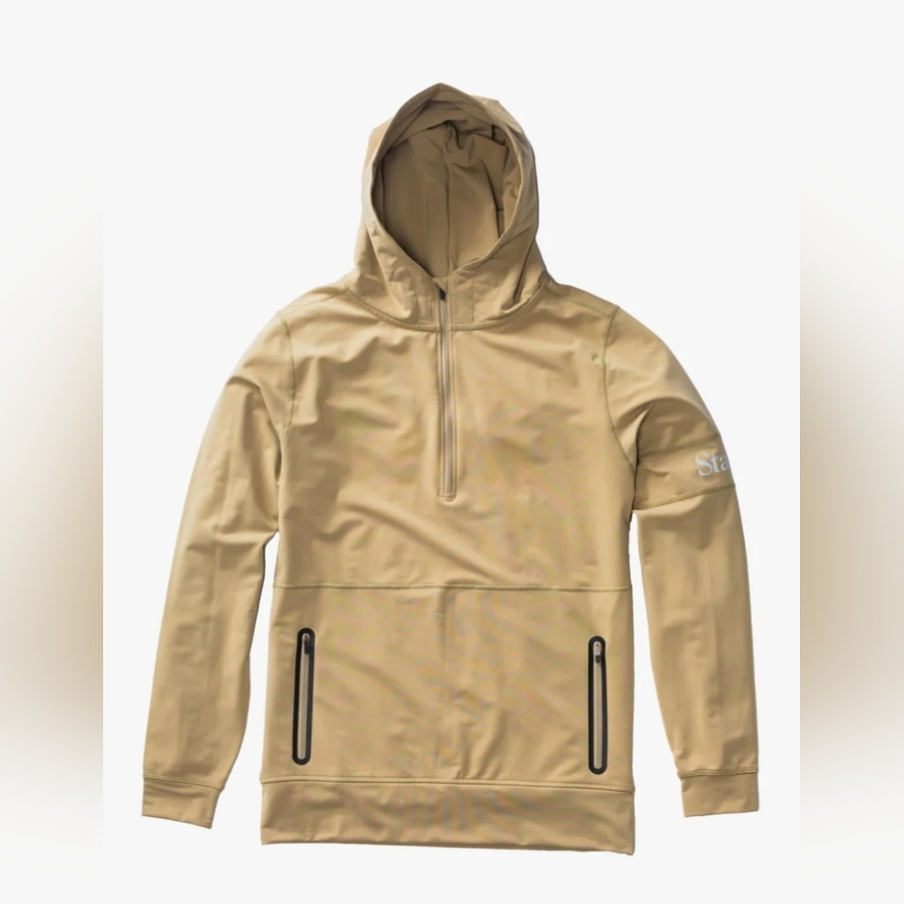 States Soccer Quater Zip Hoodie - Sand NWOT